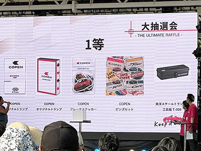 イベントの様子(大抽選会)